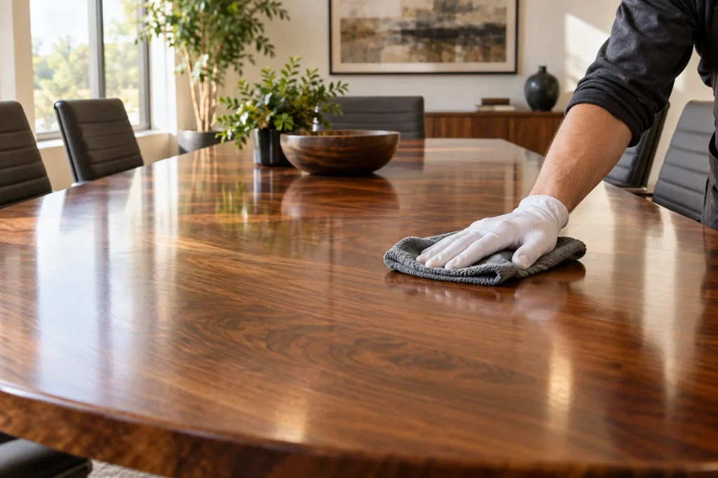 Office Furniture Polishing — illustrative service image